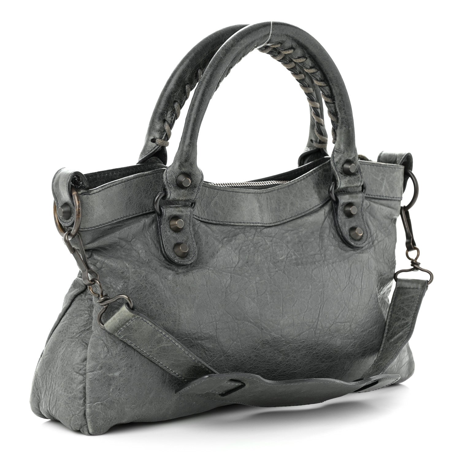 Balenciaga Agneau Classic Hardware First Anthracite 3 of 13