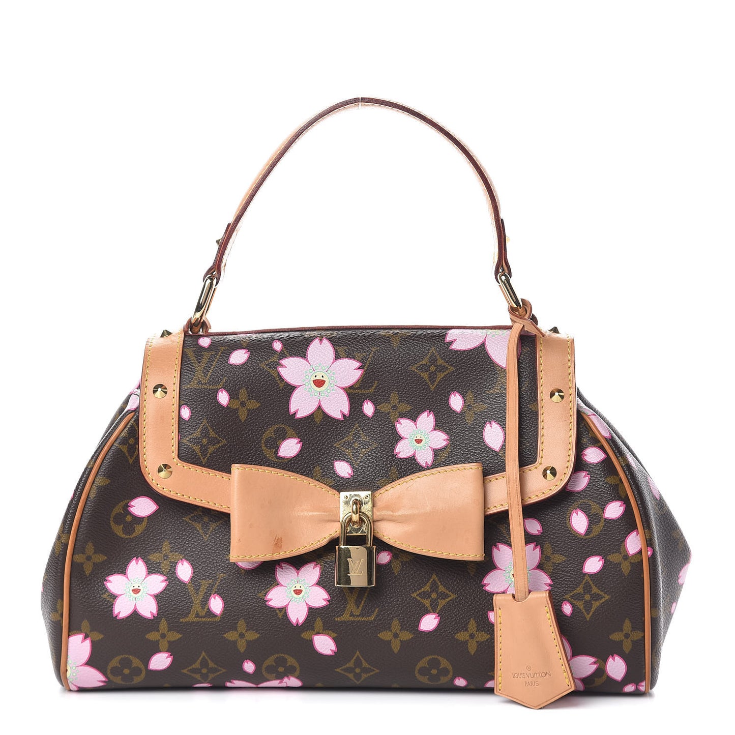 Monogram Cherry Blossom Sac Retro Bag Brown