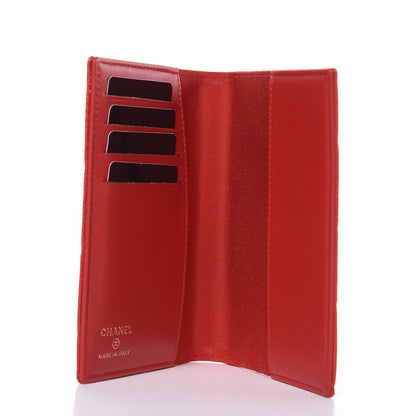 Chanel Caviar Quilted Passport Holder Red 5 of 8