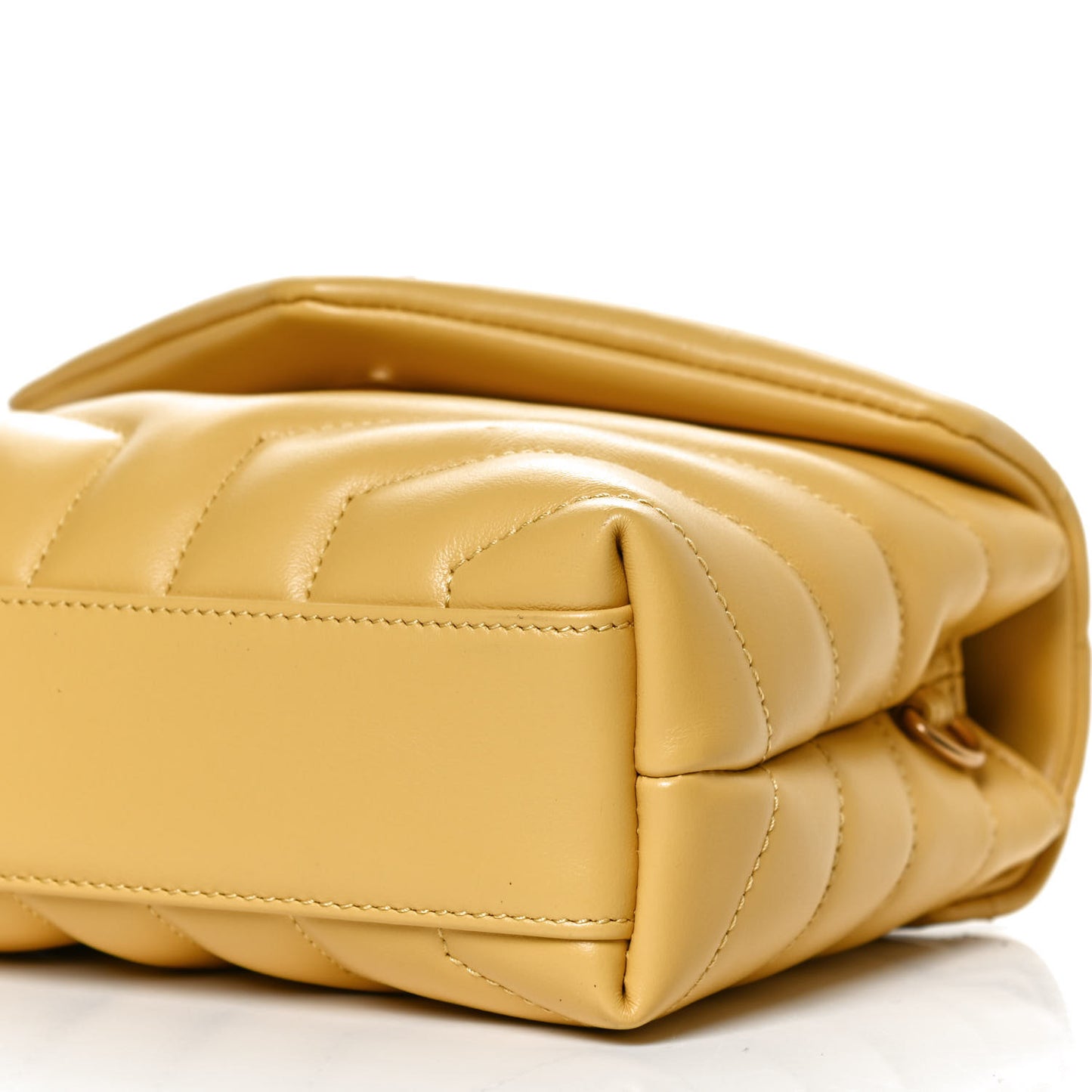 Calfskin Y Quilted Monogram Toy Loulou Crossbody Bag Sunflower