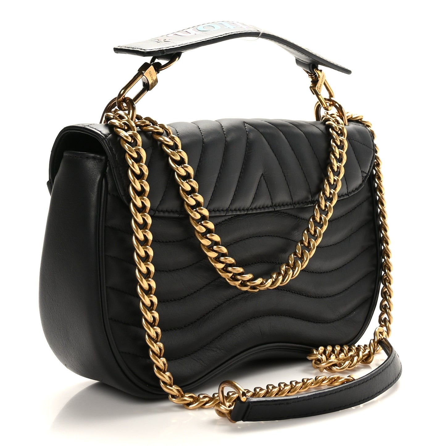 Calfskin New Wave Chain MM Black