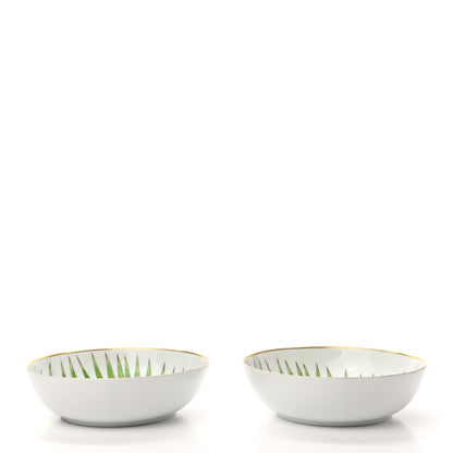 Hermes Porcelain Passifolia Cereal Bowl Set of 2 3 of 8