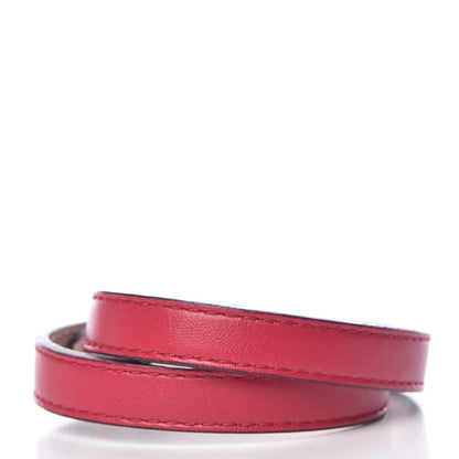Bulgari Calfskin Forever Serpenti Bracelet Red 3 of 5