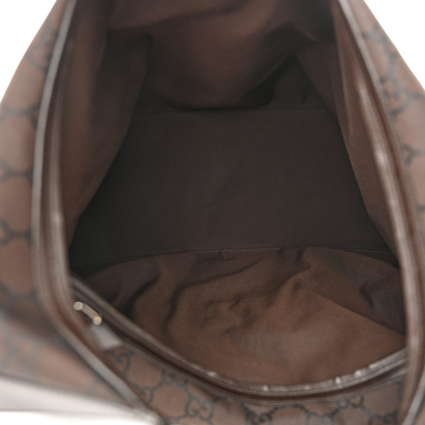 Nylon Monogram Extra Large Hobo Dark Brown