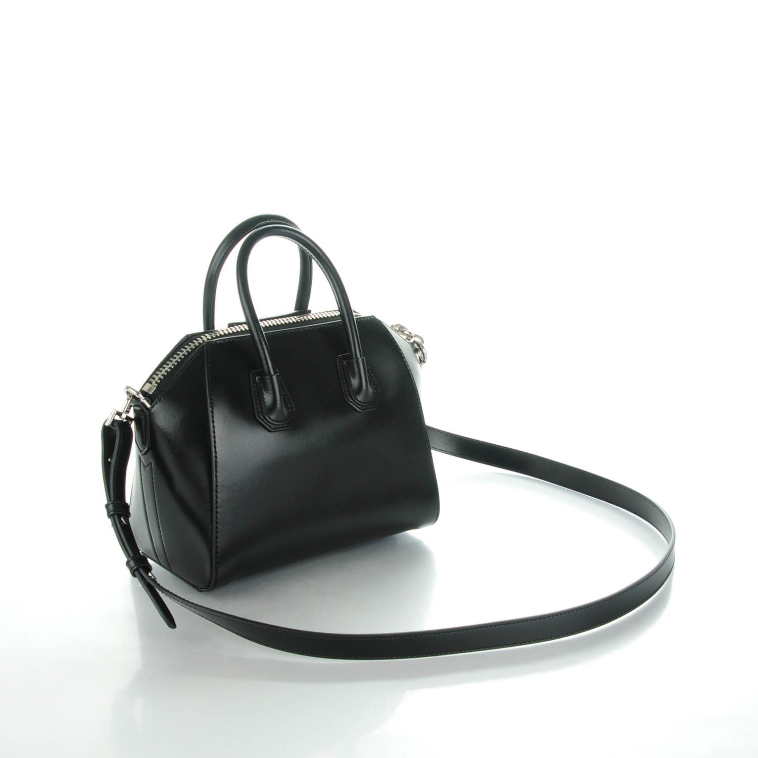Givenchy Shiny Lord Calfskin Mini Antigona Black 3 of 7