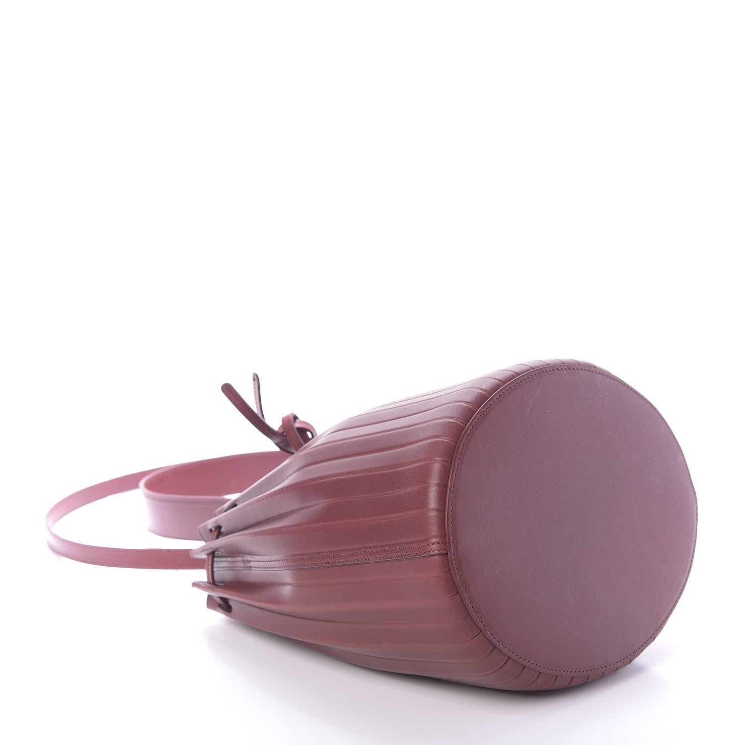 Mansur Gavriel Vegetable Tanned Calfskin Pleated Bucket Bag Borbo 4 of 13
