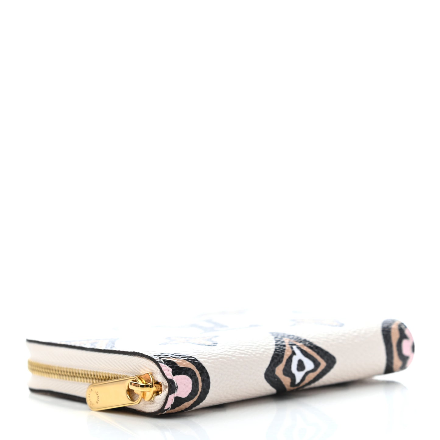 Monogram Giant Wild At Heart Zippy Coin Purse Creme