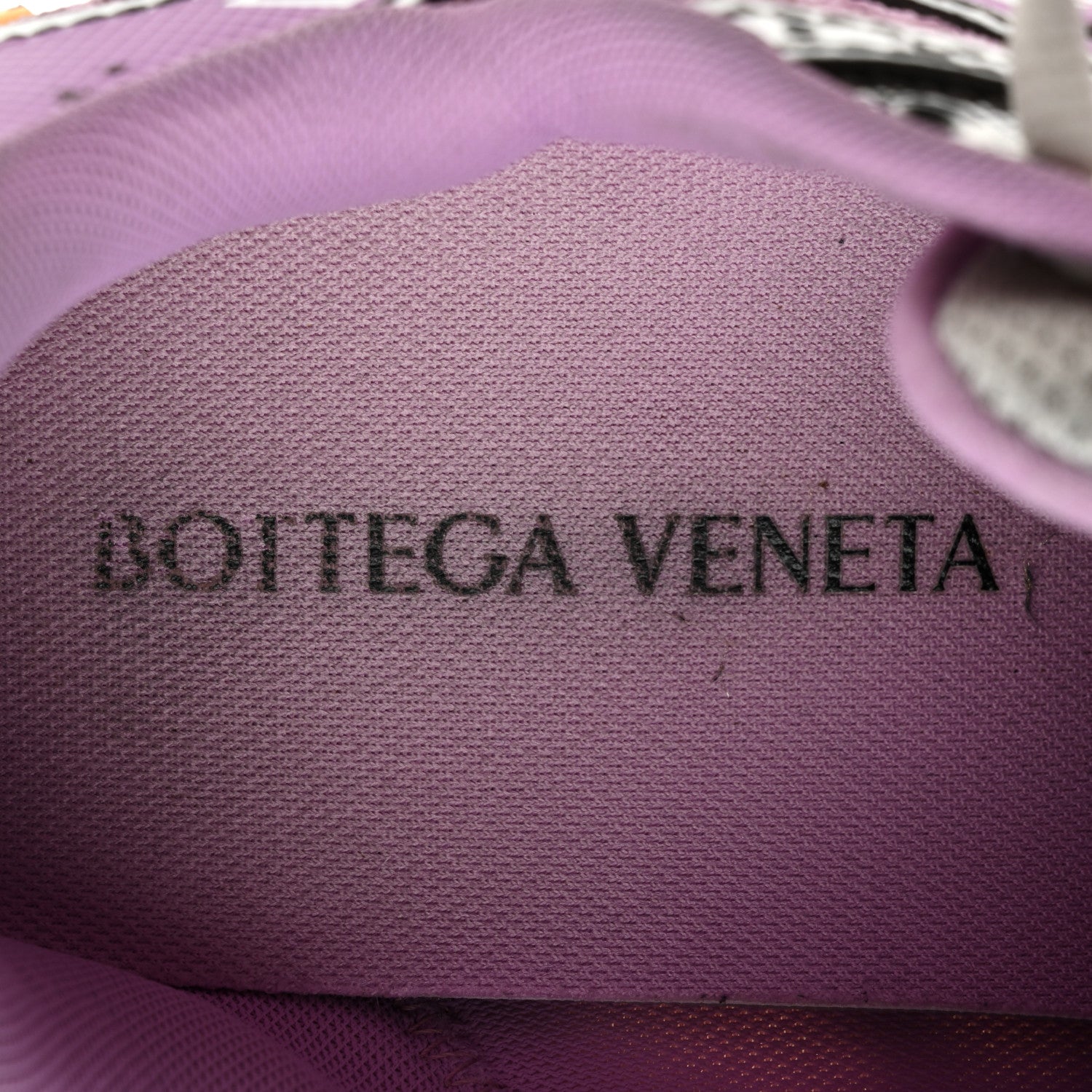 Bottega Veneta Calfskin Fishnet Fabric Orbit Sneakers 39 Gloss Silver 7 of 9