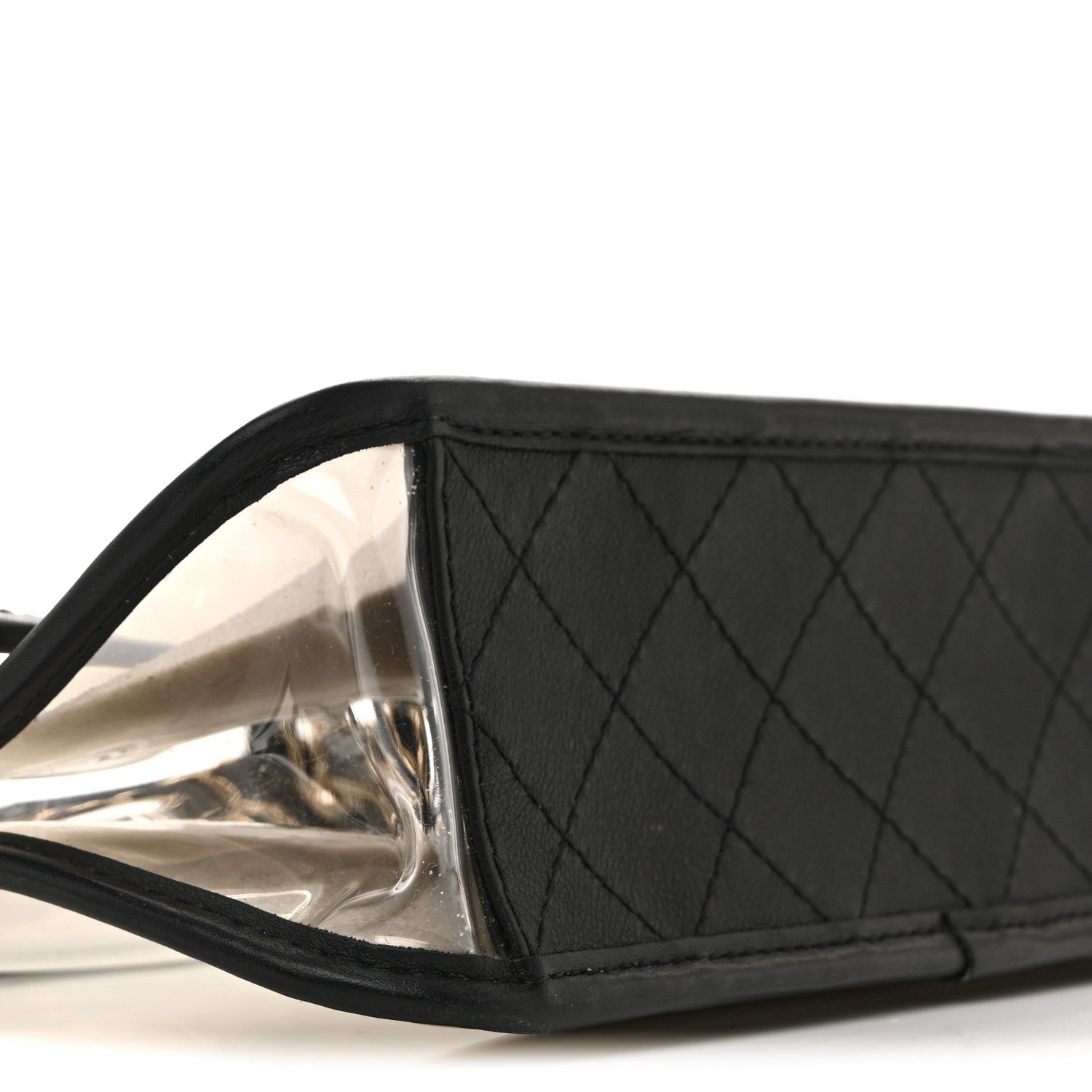 Chanel Lambskin PVC Medium Sand By The Sea Flap Black 9 of 13