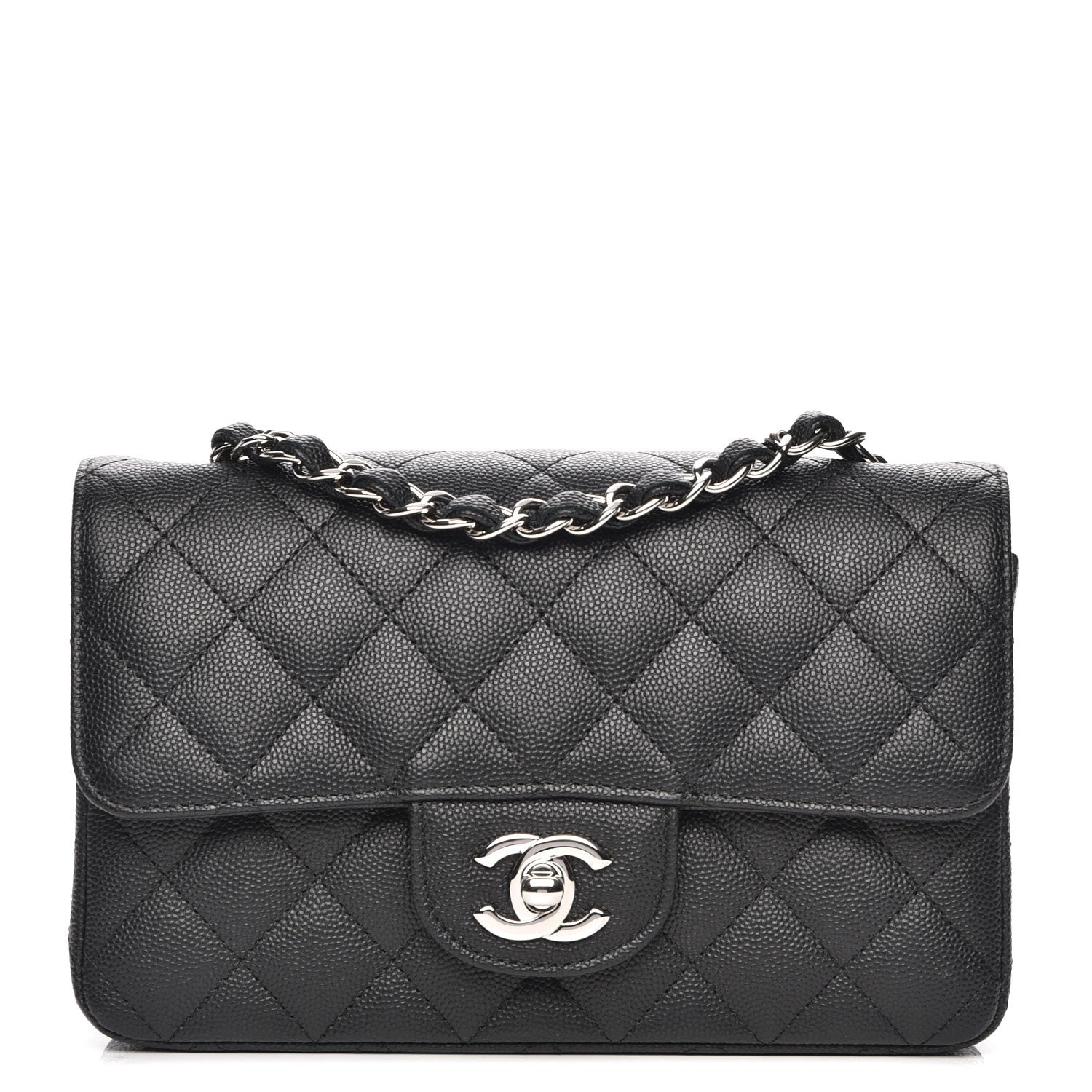 Chanel Caviar Quilted Mini Rectangular Flap Black 1 of 8