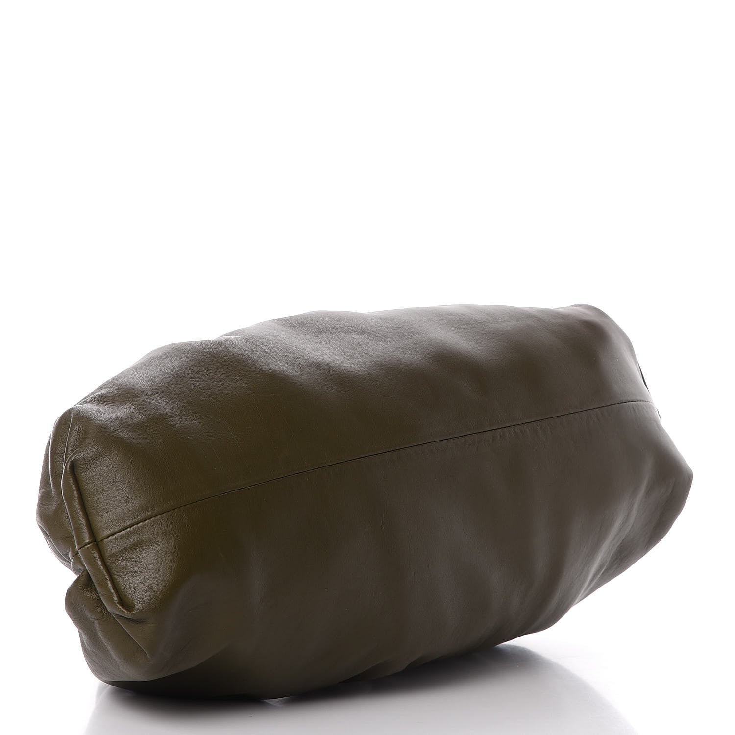 Bottega Veneta Smooth Butter Calf The Pouch Oversized Clutch Mustard 3 of 10
