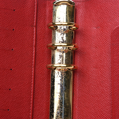 Louis Vuitton Epi Medium Ring Agenda Cover Rouge 8 of 8