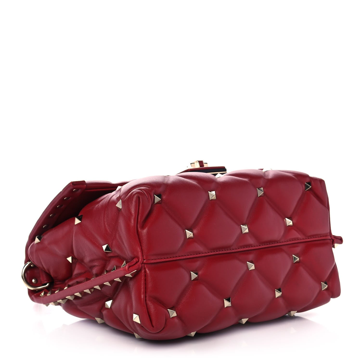Valentino Garavani Nappa Medium Candystud Top Handle Bag Rosso Valentino 5 of 14