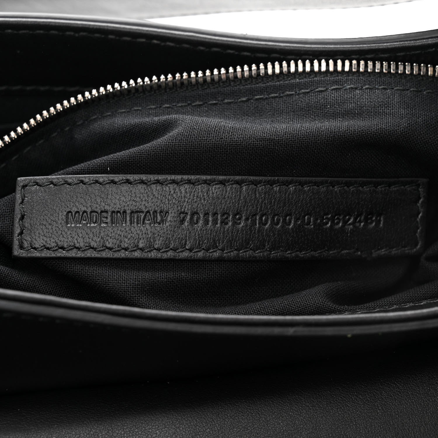 Balenciaga Smooth Calfskin Medium Lindsay Shoulder Bag Black 7 of 10