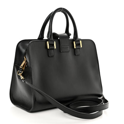Saint Laurent Calfskin Monogram Baby Cabas Black 3 of 11