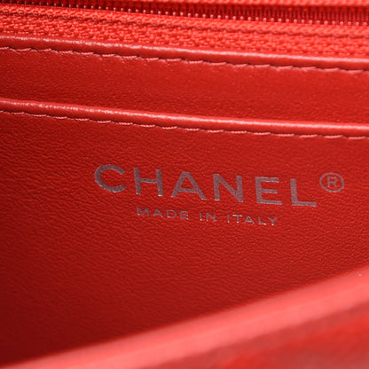 Chanel Caviar Quilted Mini Rectangular Flap Red 6 of 10