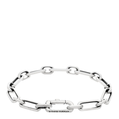 David Yurman Sterling Silver Elongated Open Link Chain Bracelet 2 of 3