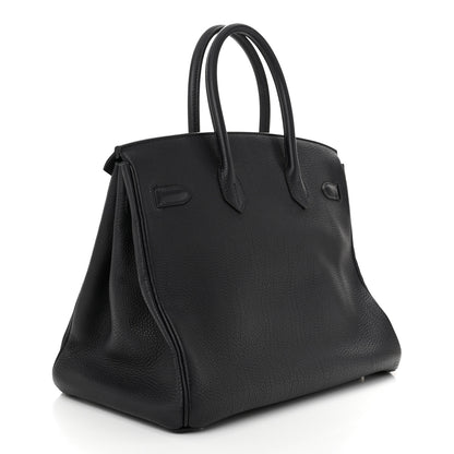 Hermes Togo BIRKIN 35  Bleu Indigo 3 of 10