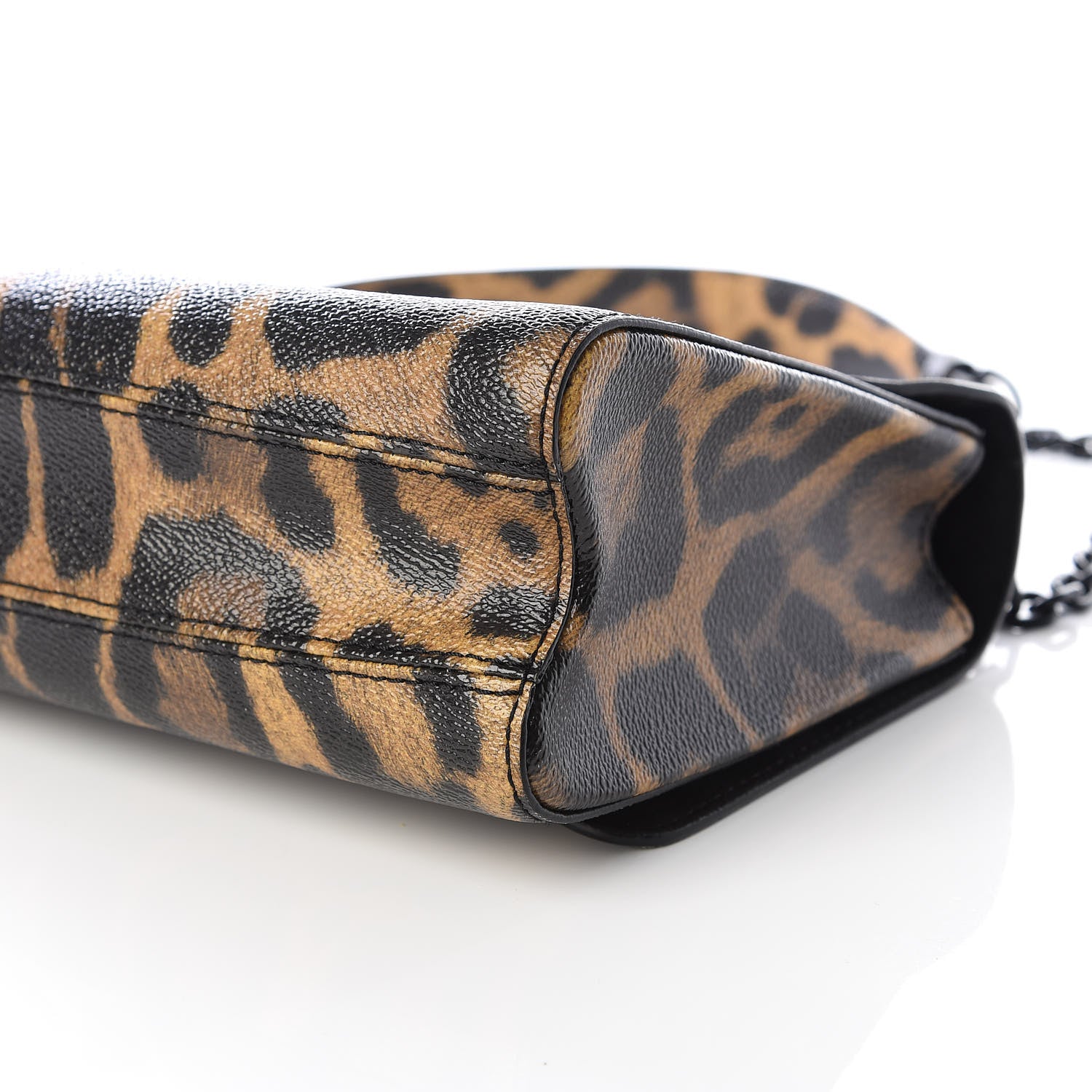 Louis Vuitton Calfskin Wild Animal Print Twist Shoulder Bag MM 5 of 8