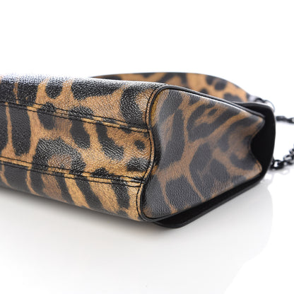 Louis Vuitton Calfskin Wild Animal Print Twist Shoulder Bag MM 5 of 8