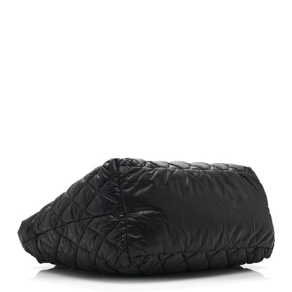 Chanel Nylon Quilted Small Coco Cocoon Tote Black 4 of 10
