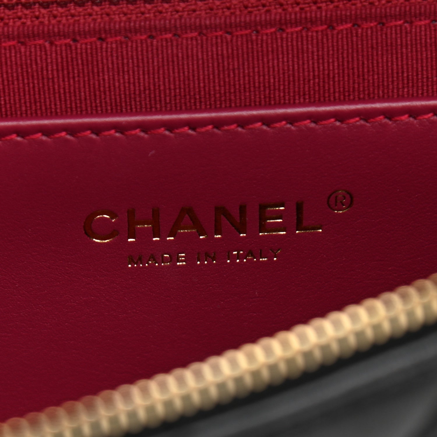 Chanel Lambskin Pearl Quilted CC Belt Bag Black 10 of 21