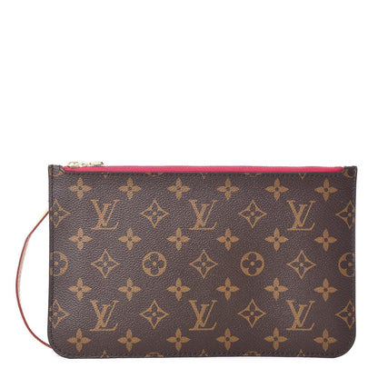 Louis Vuitton Monogram Neverfull MM GM Pochette Pivoine 1 of 8