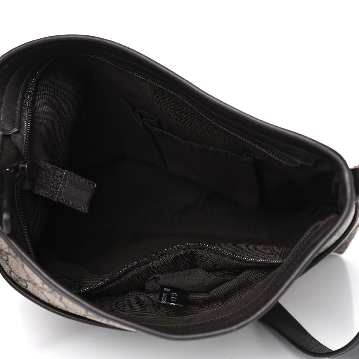 GG Plus Monogram Medium Flat Messenger Bag Dark Brown