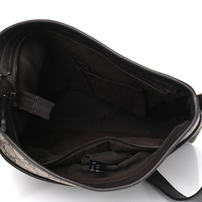 Gucci GG Plus Monogram Medium Flat Messenger Bag Dark Brown 4 of 6