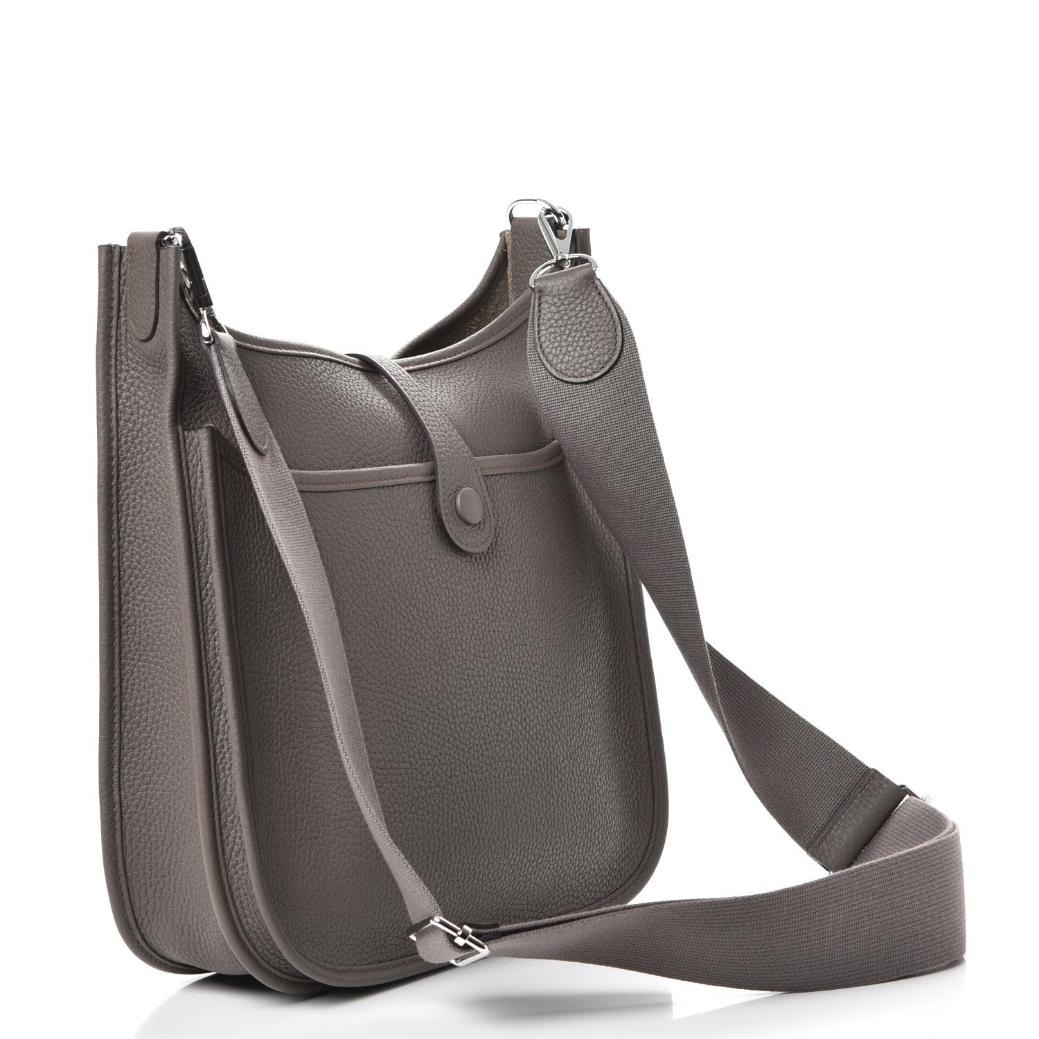 Hermes Taurillon Clemence Evelyne III PM Etain 3 of 8