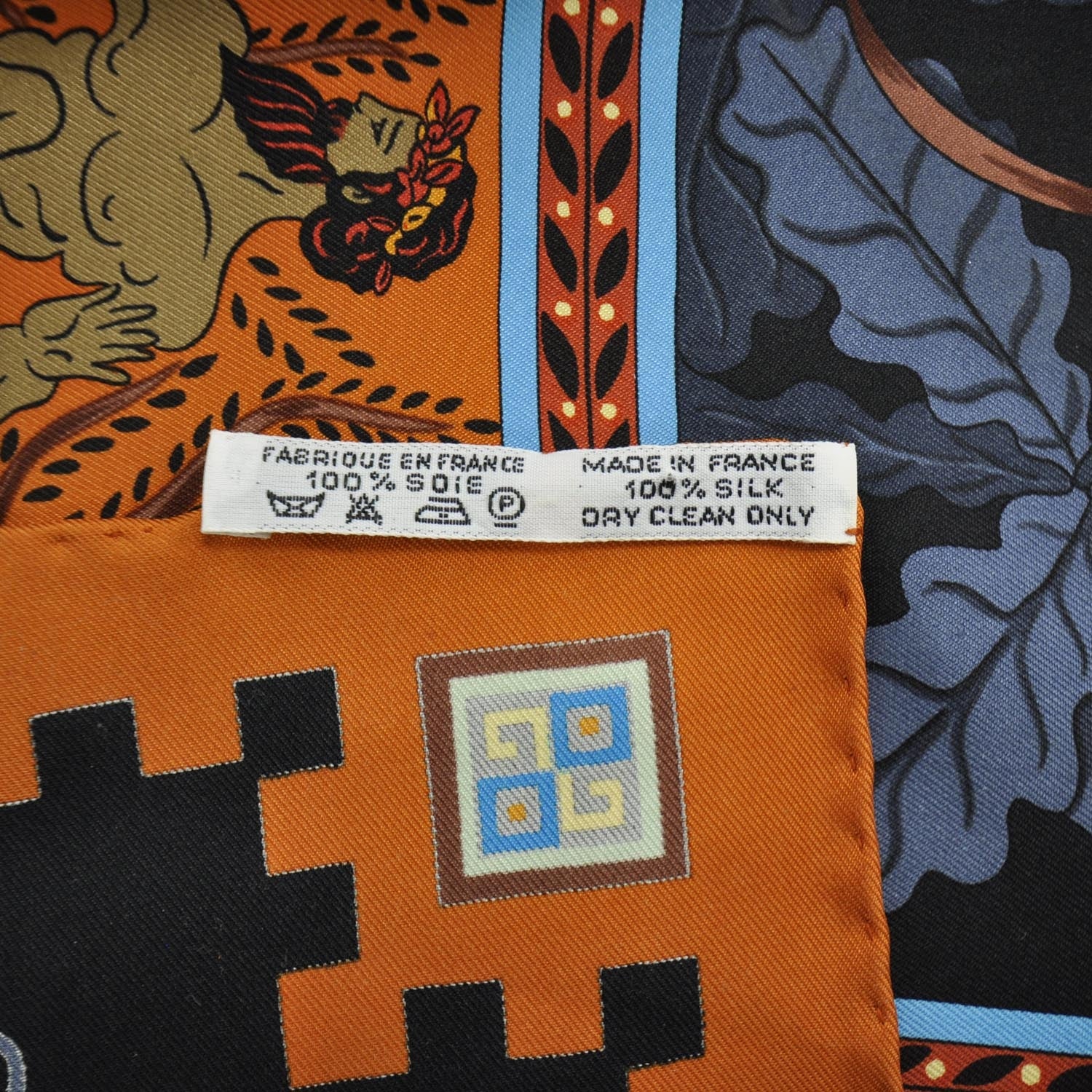 Hermes Silk Greek God and Goddess Mythology Scarf 90 7 of 7