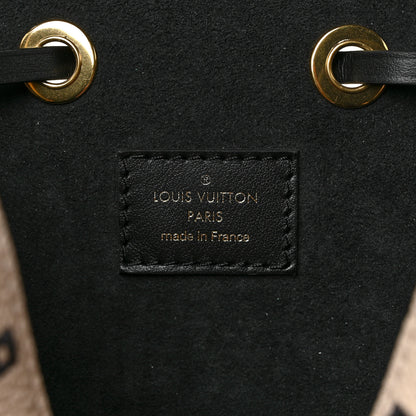 Louis Vuitton Empreinte Monogram Giant Broderies Neonoe MM Cream Black 6 of 8