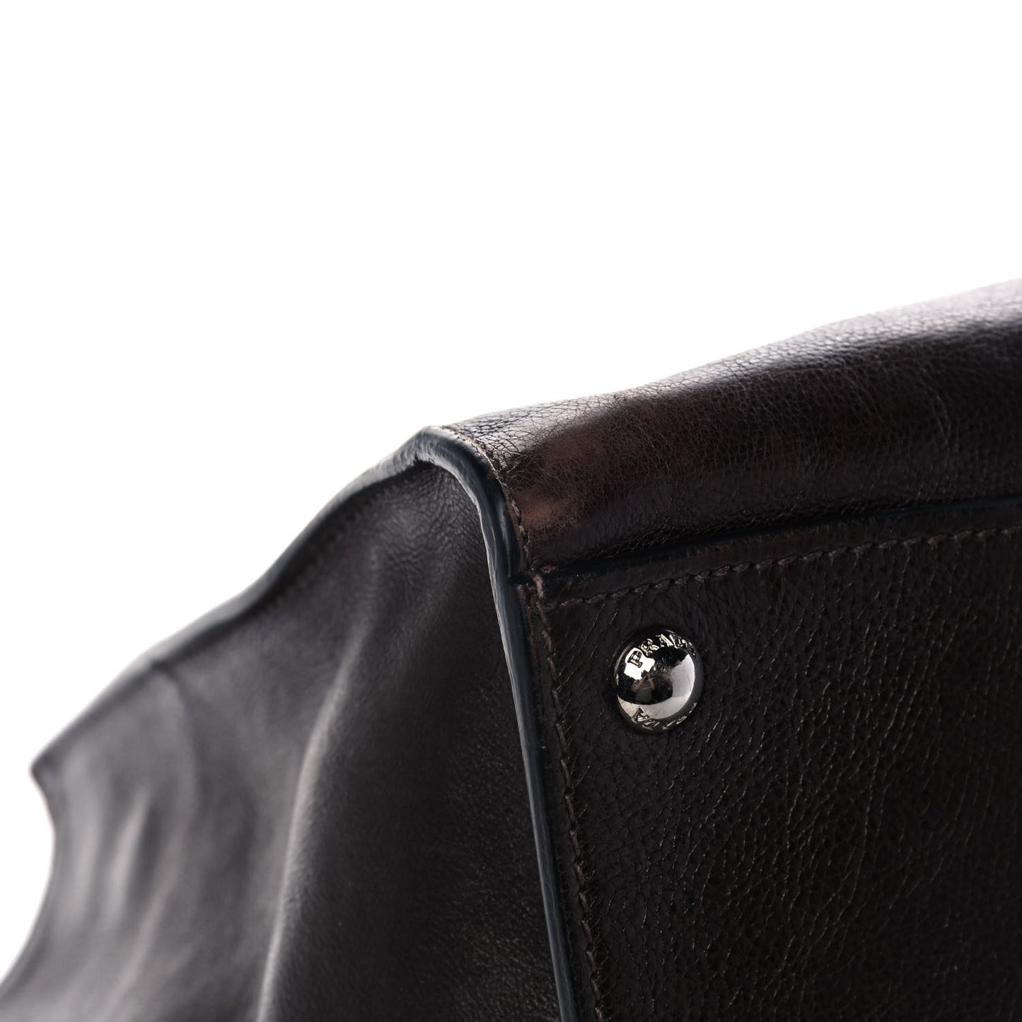 Glace Calf Twin Pocket Tote Moro