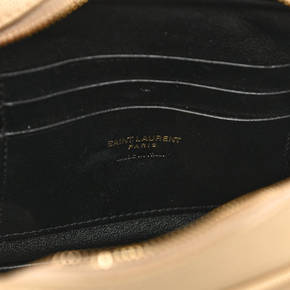 Saint Laurent Grain De Poudre Matelasse Monogram Mini Lou Camera Bag New Powder 6 of 14