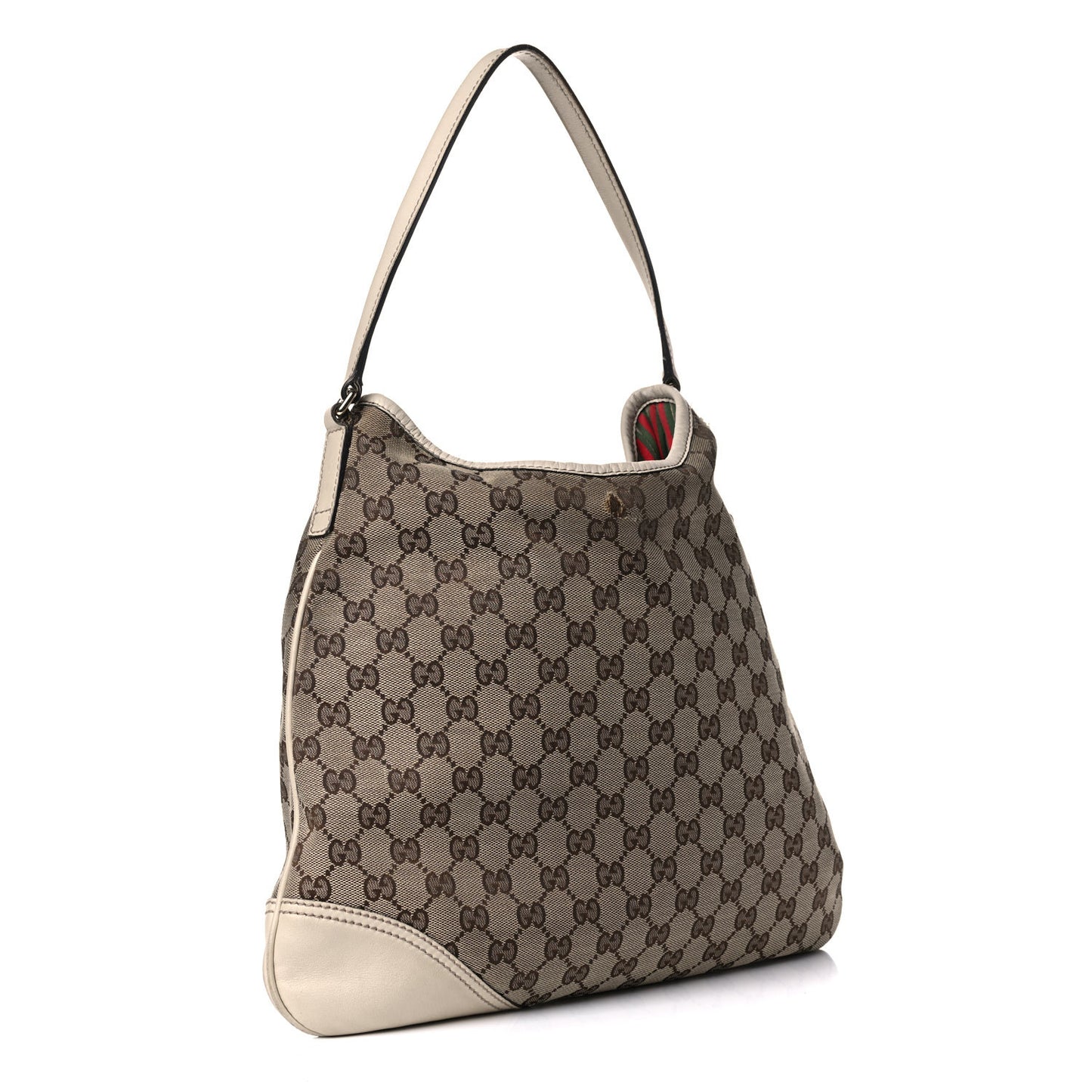 Monogram Medium New Britt Hobo Off White