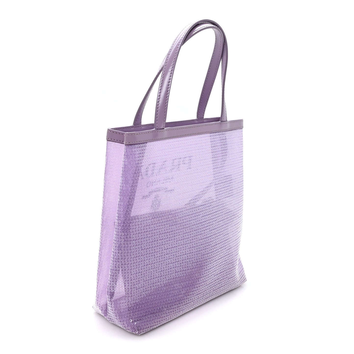 Sequin Mesh Small Tote Bag Lilium