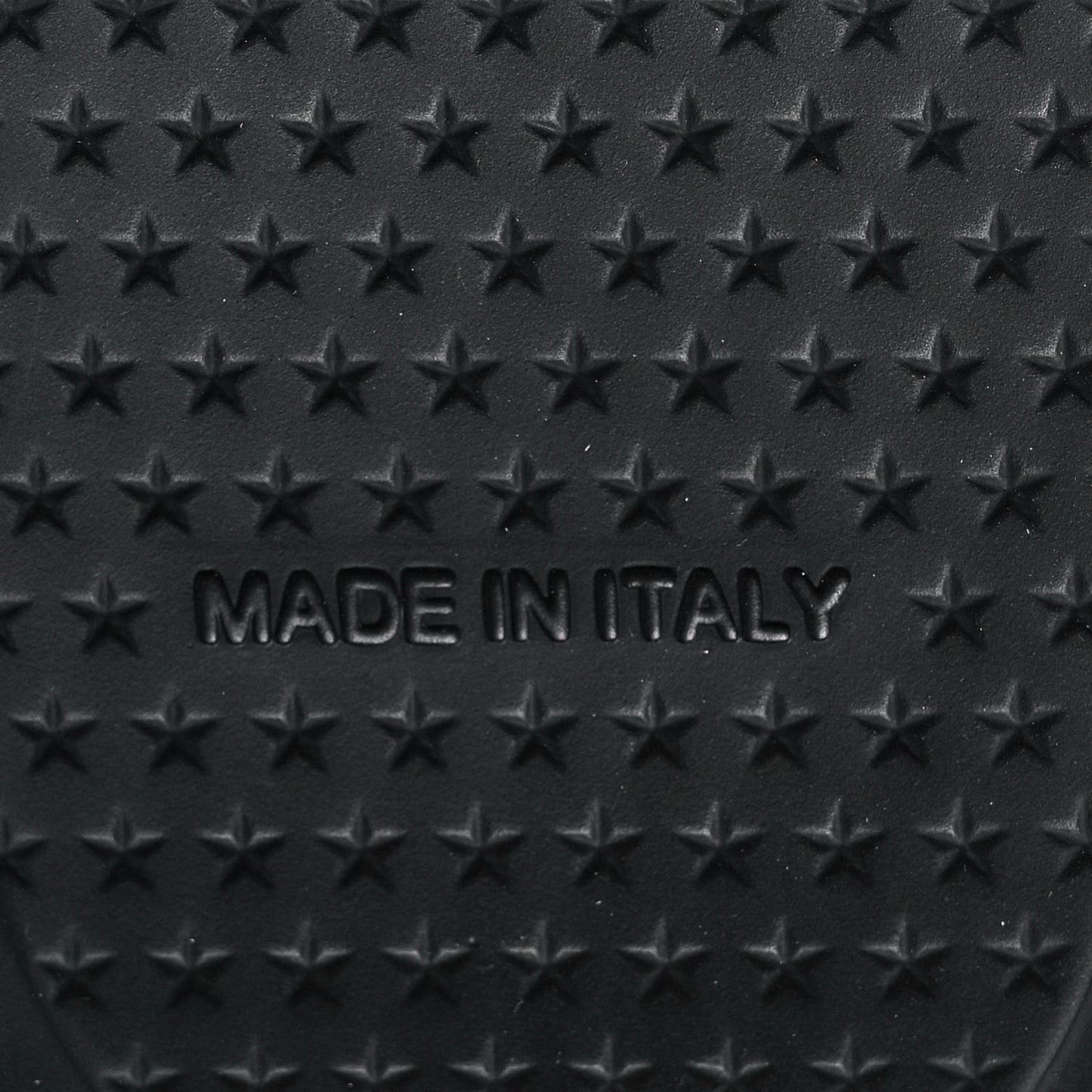 Rubber Logo Pool Slide Sandals 36 Black