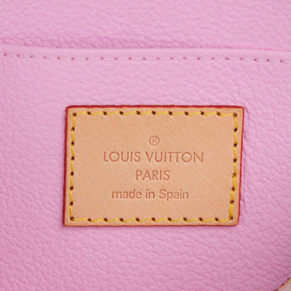 Louis Vuitton Monogram Multicolor Cosmetic Pouch White Litchi 6 of 13