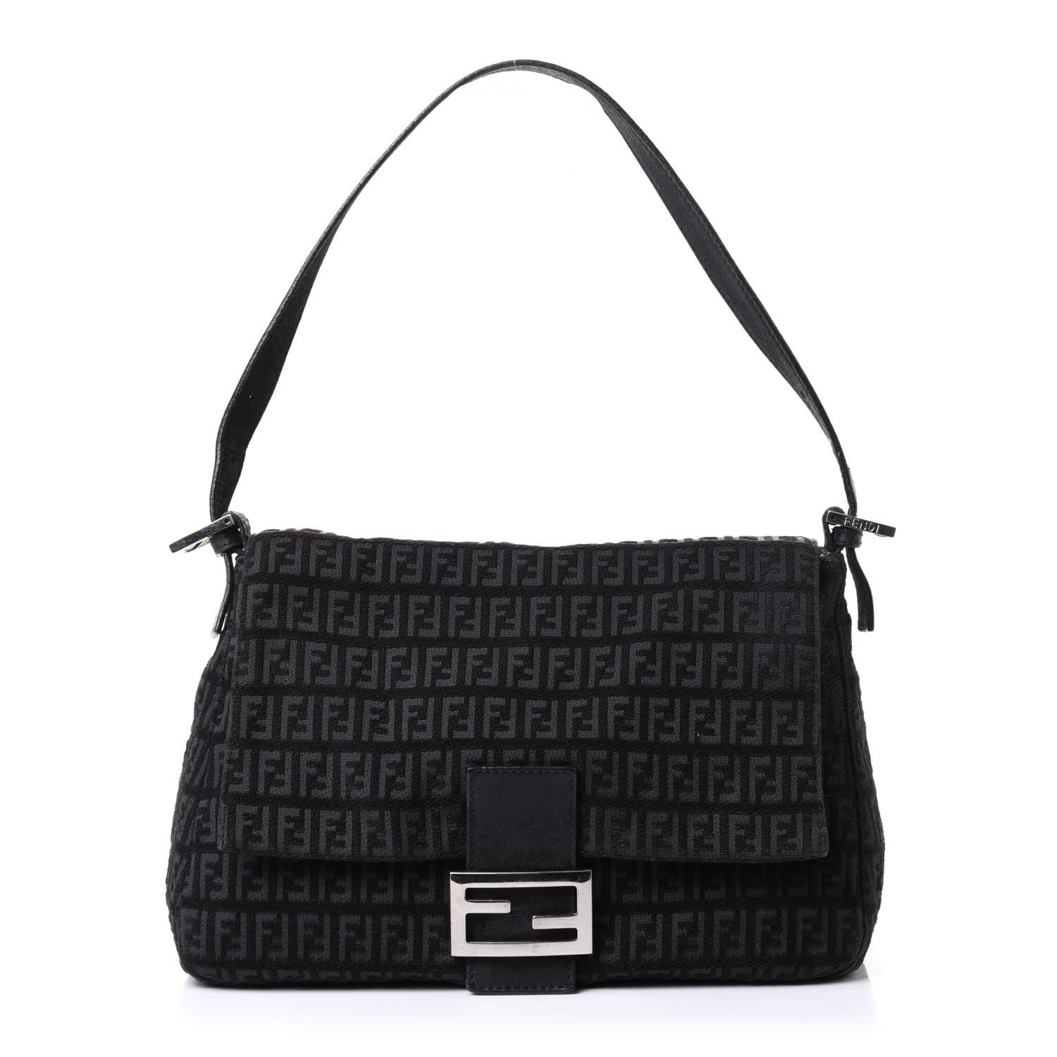 Fendi Zucchino Mama Baguette Black 1 of 4