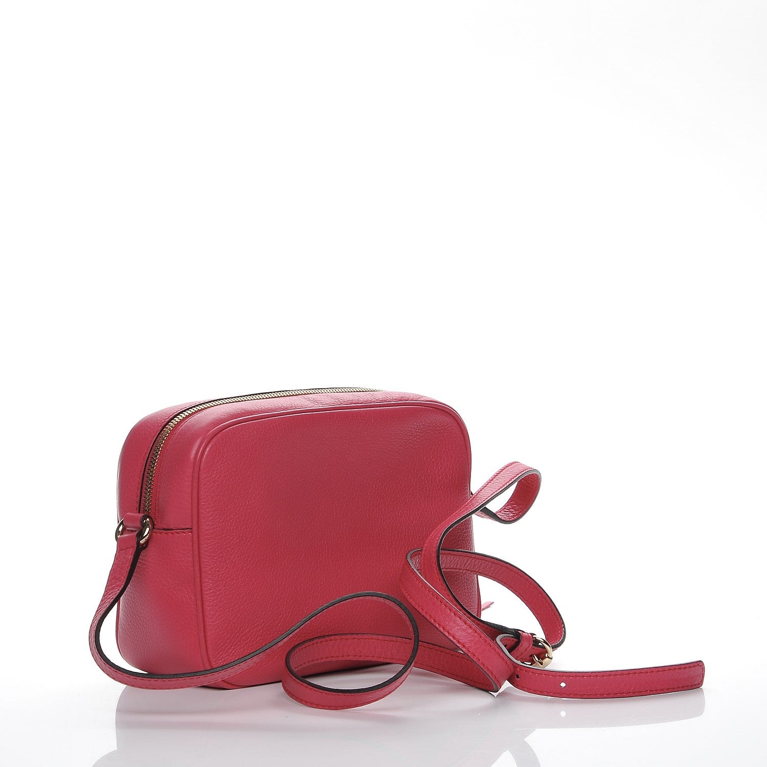Gucci Pebbled Calfskin Small Soho Disco Bag Pink 2 of 11