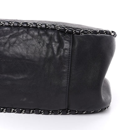 Chanel Lambskin Chain Hobo Black 12 of 15