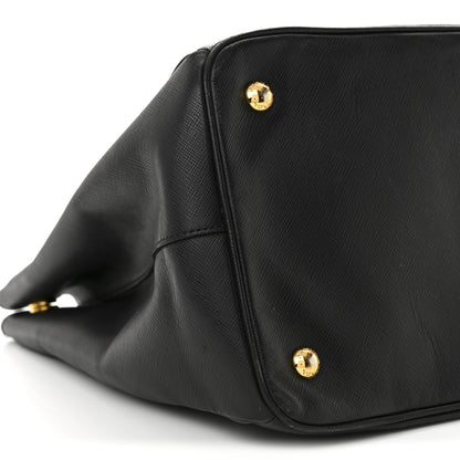 Prada Saffiano Lux Large Tote Black 8 of 17