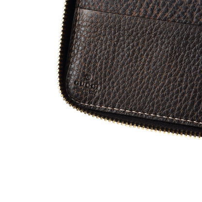 Gucci Guccissima Bamboo Tassel Zip Around Wallet Brown 6 of 7