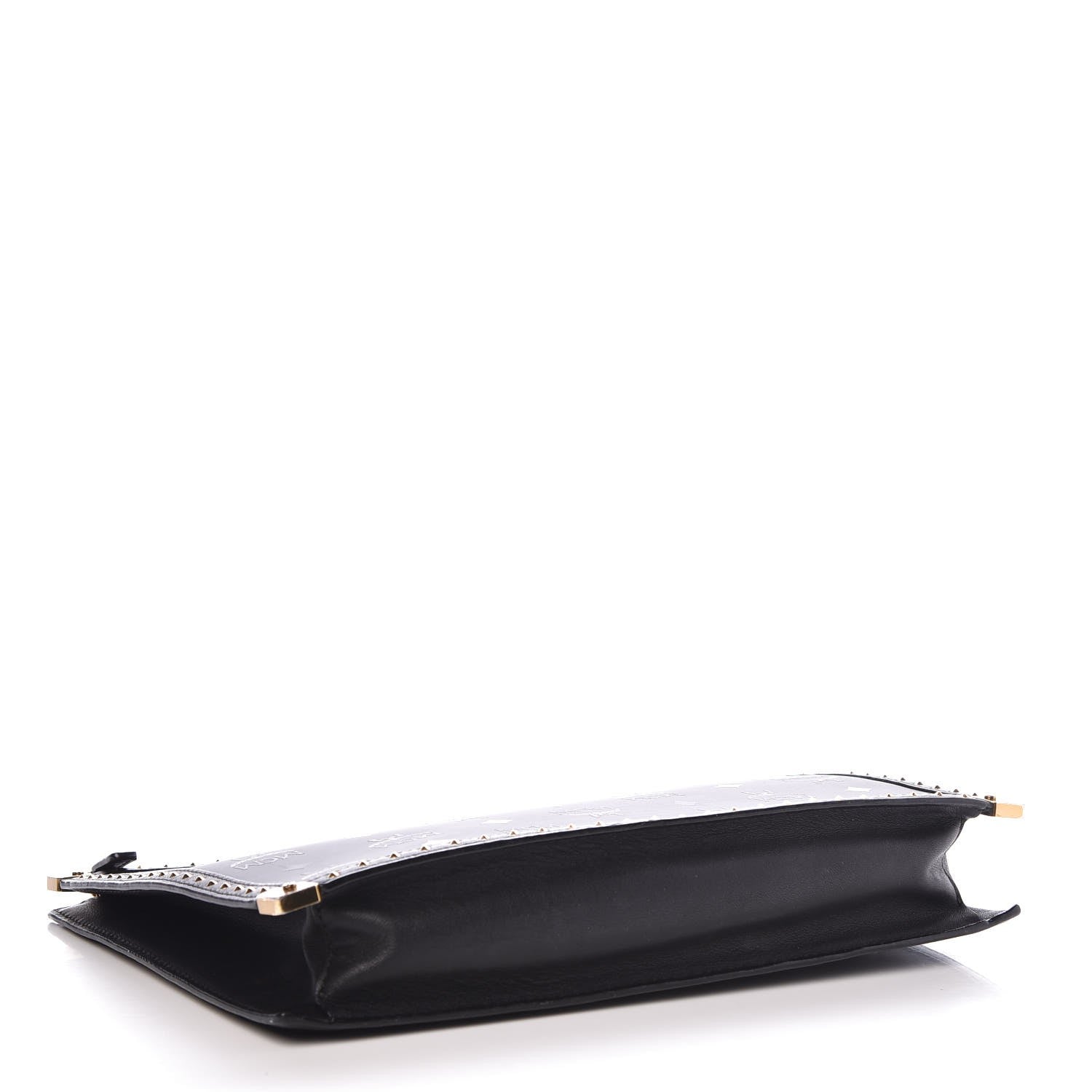 MCM Coated Canvas Studded Pouch Black 4 of 6