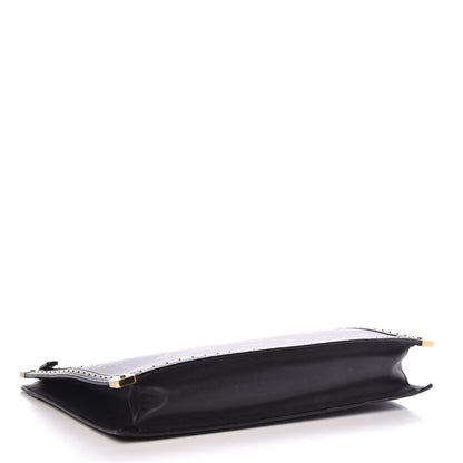 MCM Coated Canvas Studded Pouch Black 4 of 6