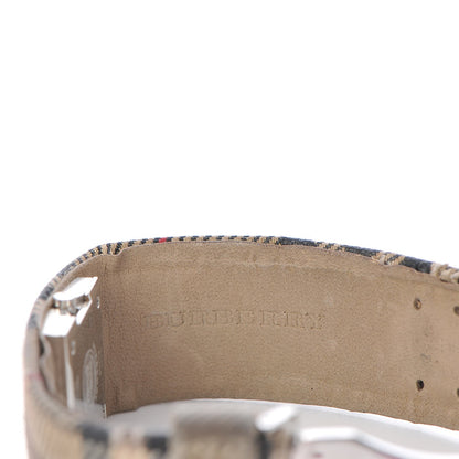 Burberry Stainless Steel Calfskin 24mm Quartz Watch Beige BU4008 11 of 11