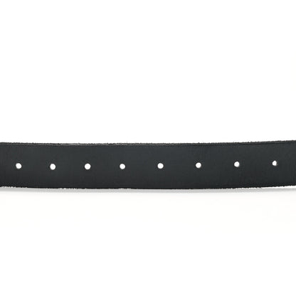 Gucci Cuoio Toscano Nickel Double G 30mm Belt 100 40 Black 5 of 5
