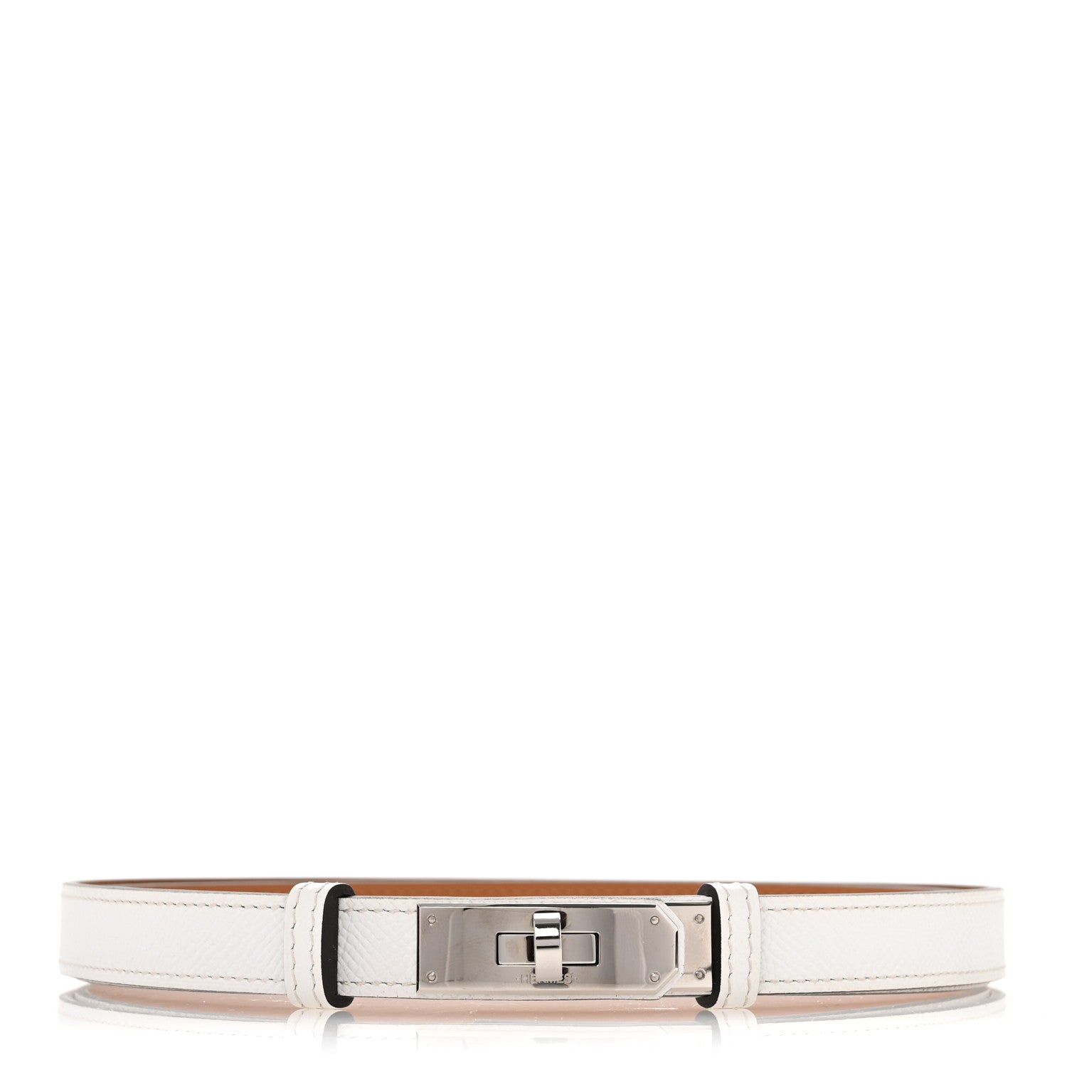 Hermes Epsom Kelly Belt White 1 of 6