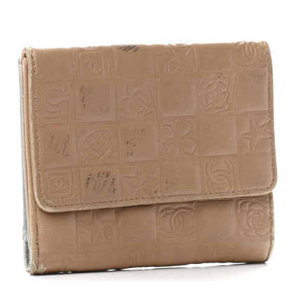 Chanel Lambskin Precious Symbols French Wallet Beige 2 of 6