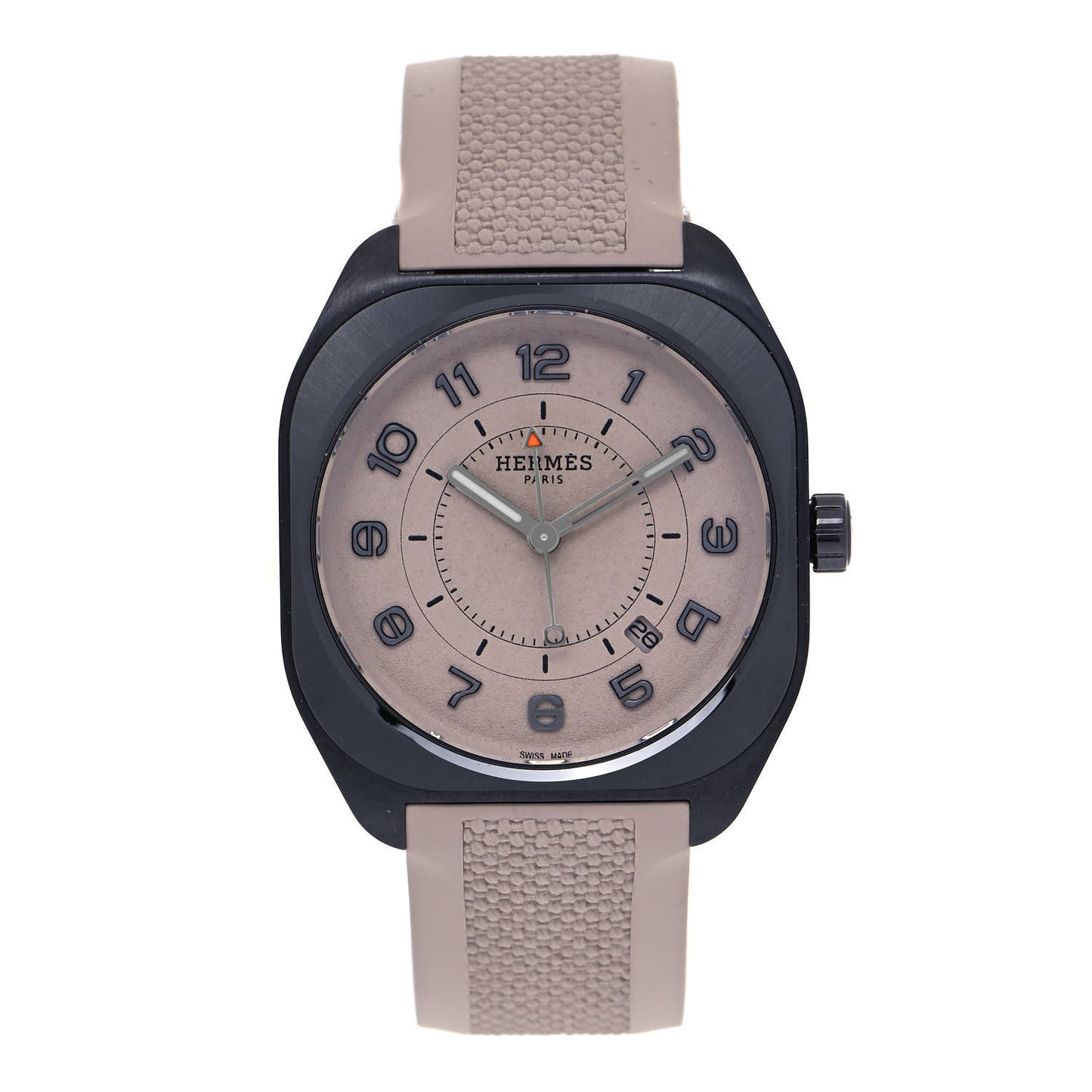 Titanium Rubber 39mm H08 Special Edition Automatic Watch Taupe